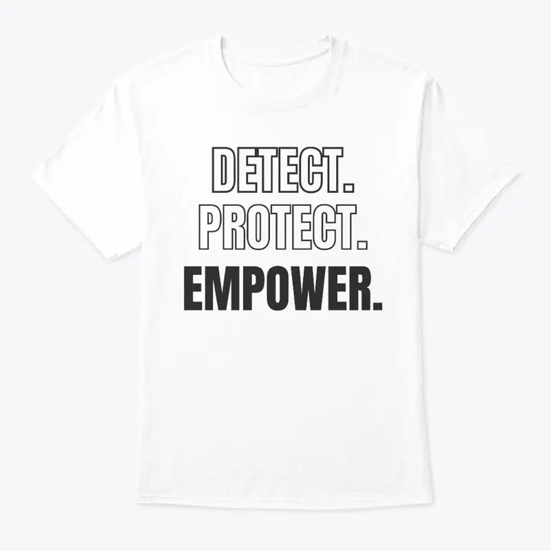 RAADR Slogan - White & Pale Pink